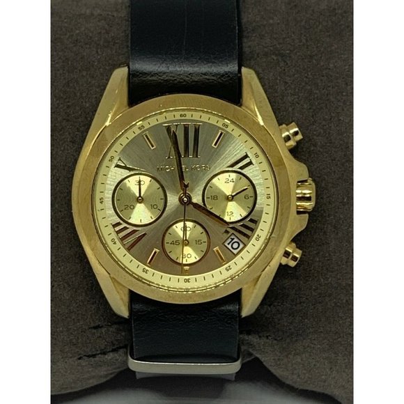 Michael Kors MK5798 Women Black Leather Analog Cha main image 10